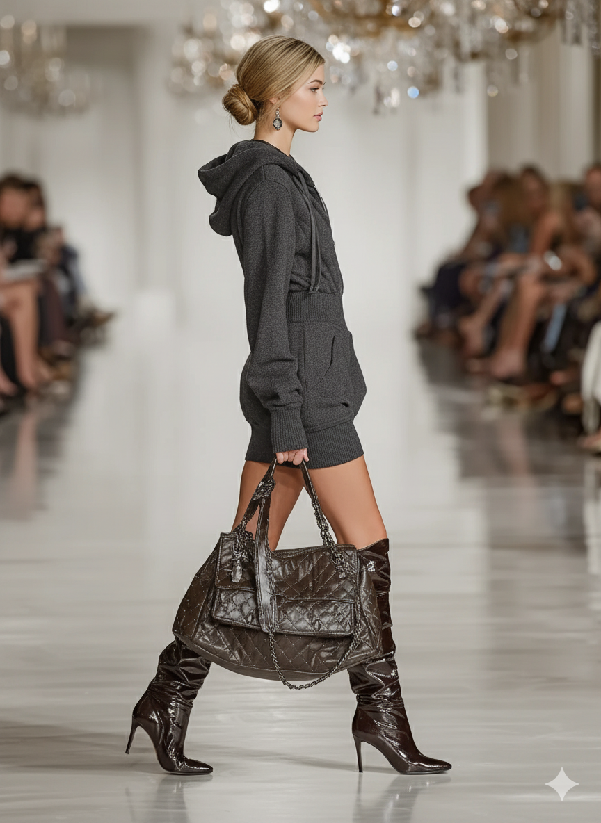 Hooded Mini Dress