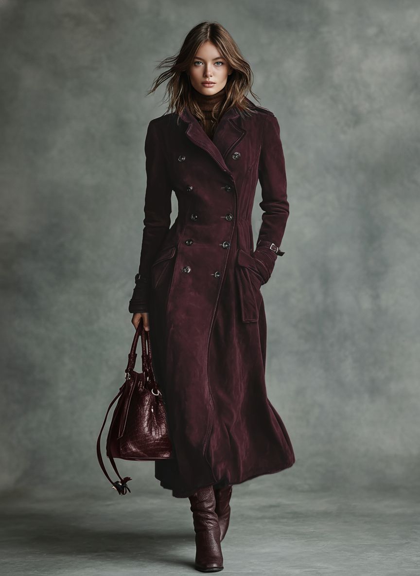 Lapel Long Coat