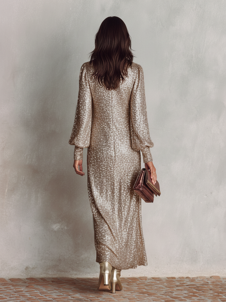 V-Neck Maxi Dress