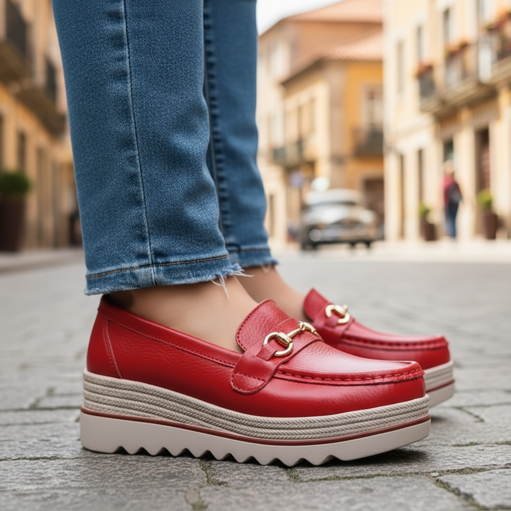 Buckle Platform Loafer