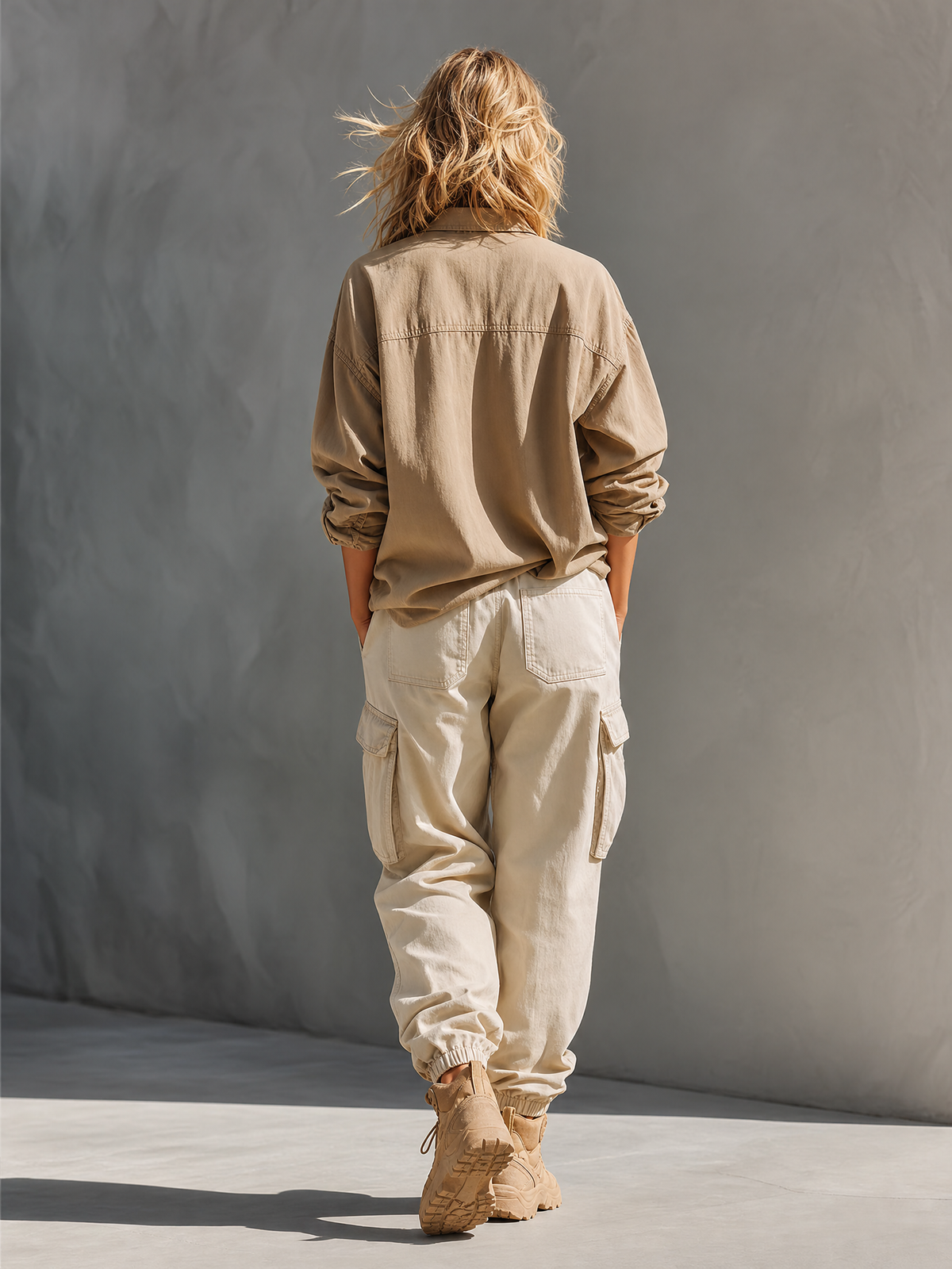 Khaki & Cream Set