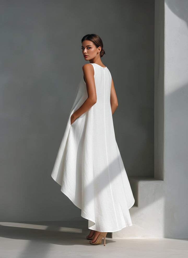 Linen Midi Dress