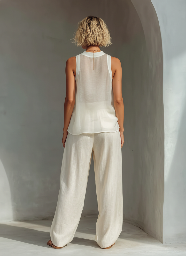 Chiffon Top Set