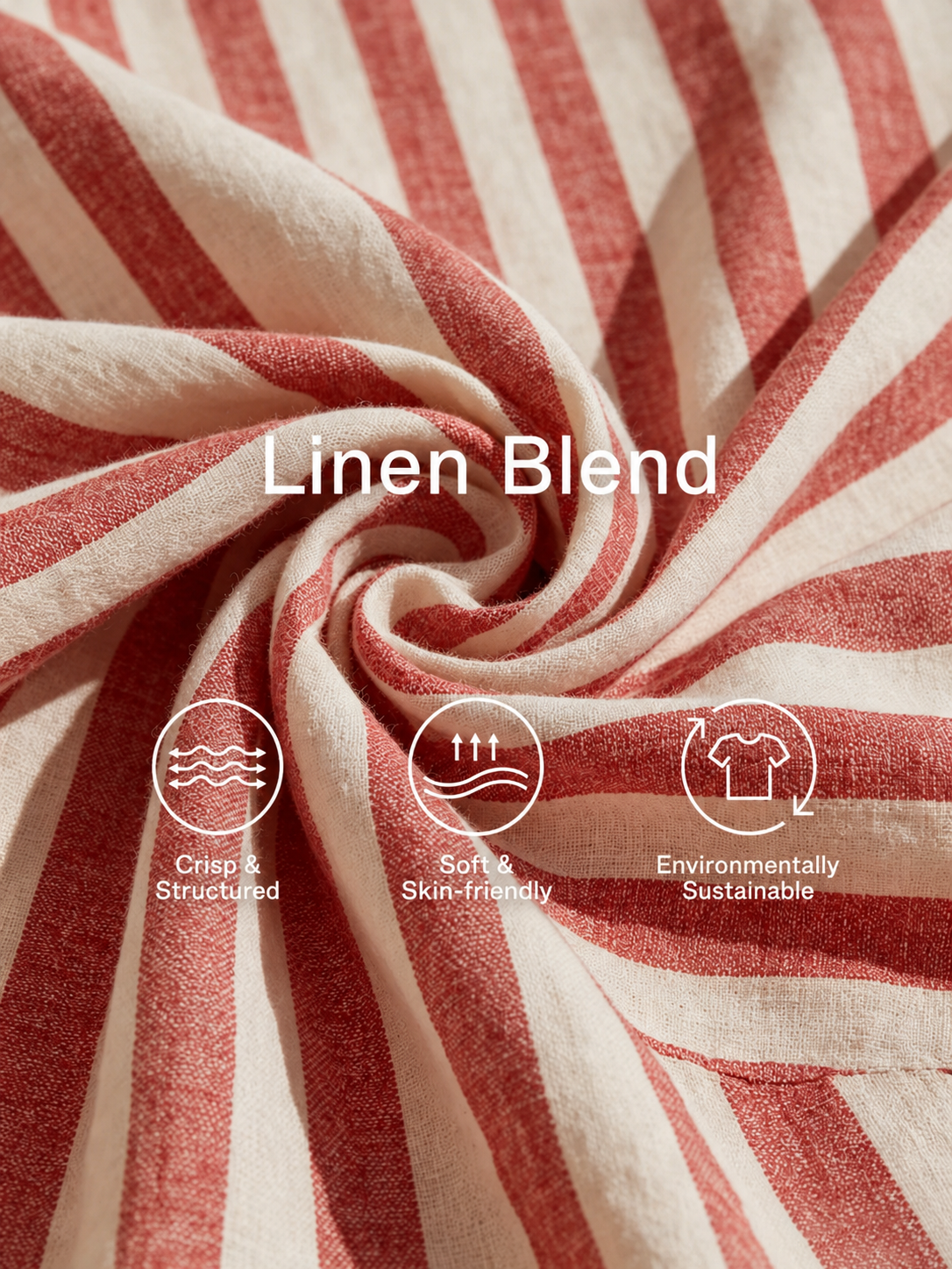 Linen-Blend Mini Dress
