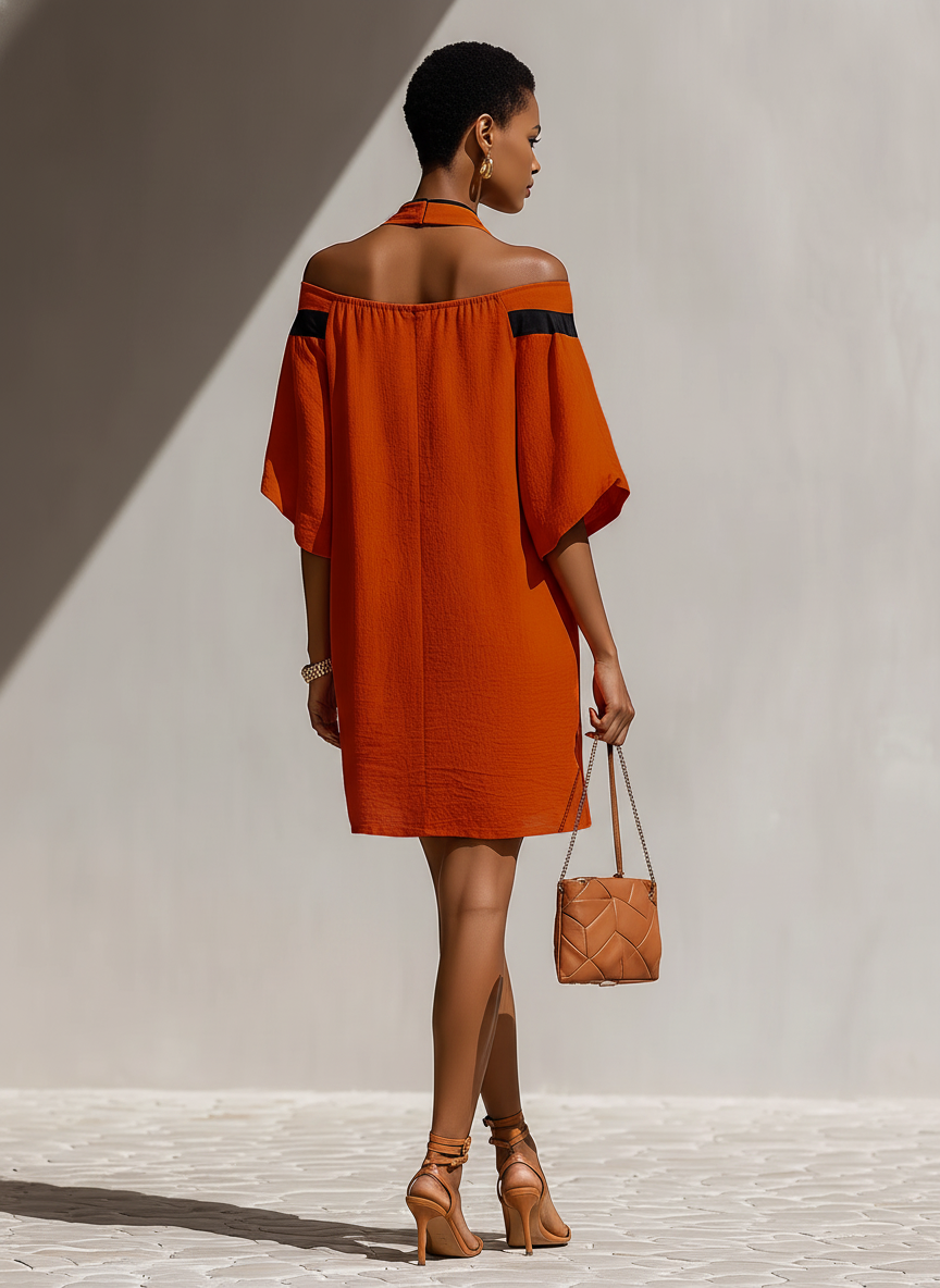 Off-Shoulder Mini Dress