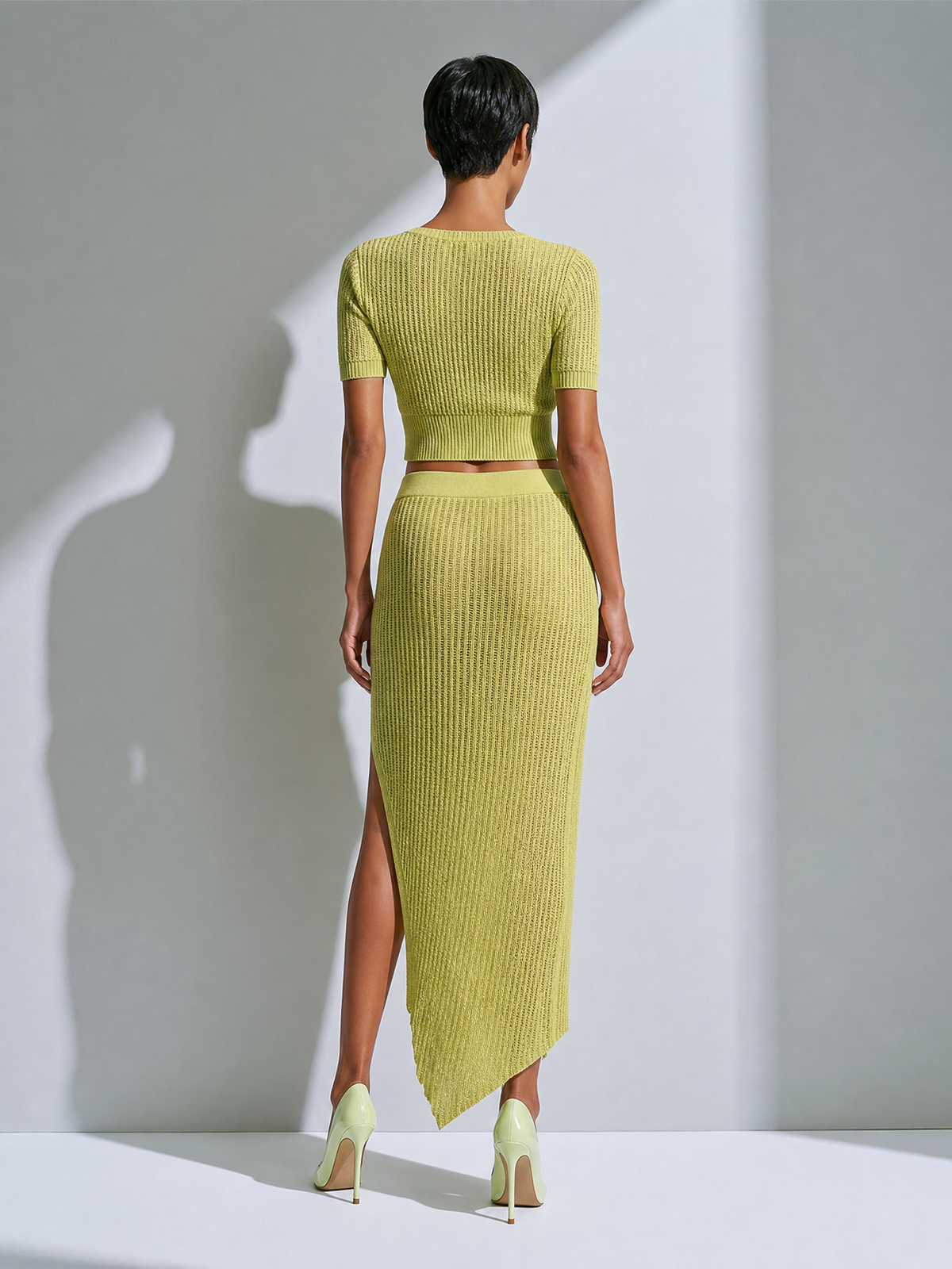 Lime Green Cardigan Set