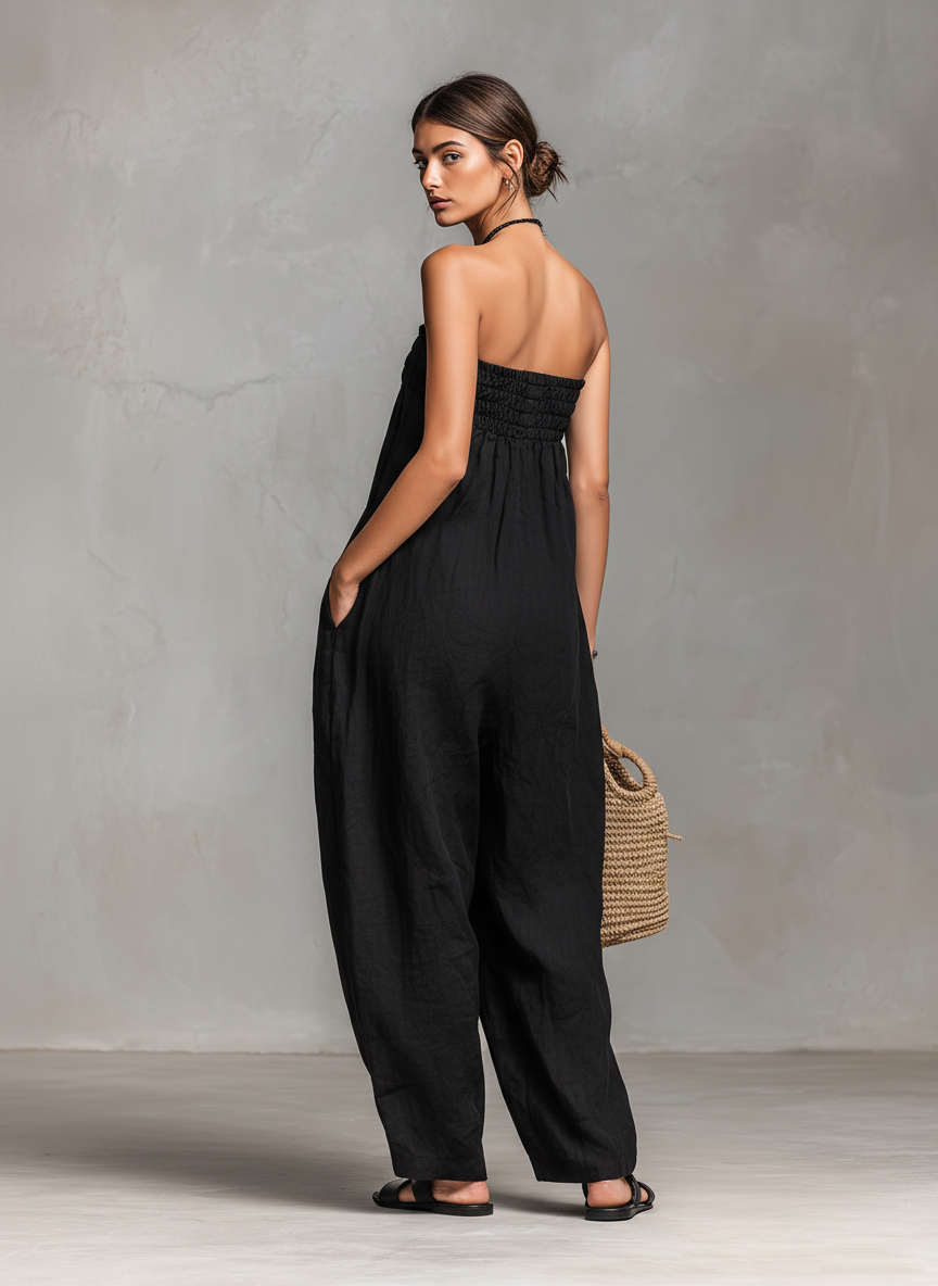 Linen Blend Jumpsuit