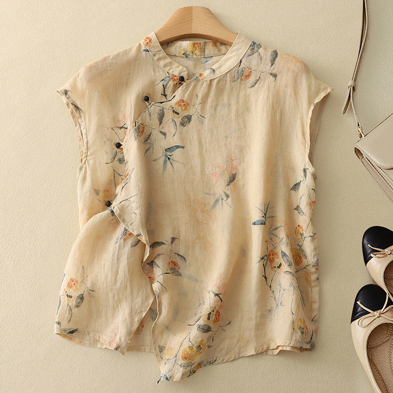 Aveline Linen Top
