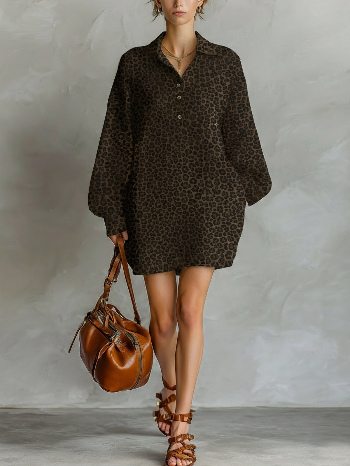 Leopard Print Dress