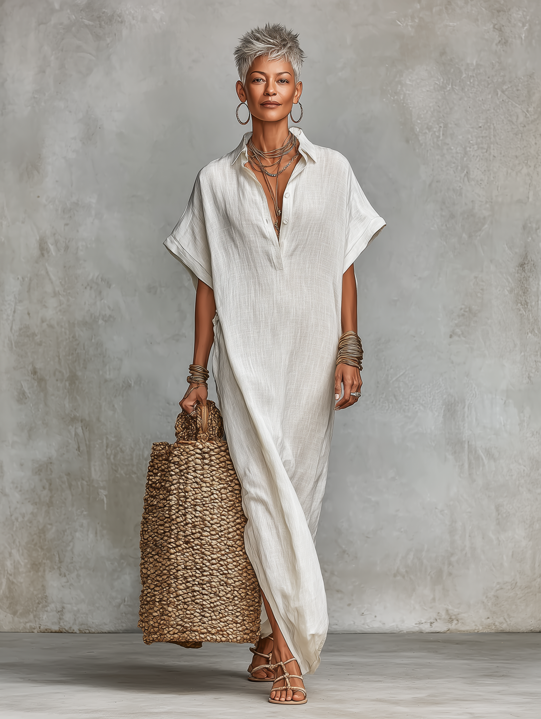Maxi Shirt Dress