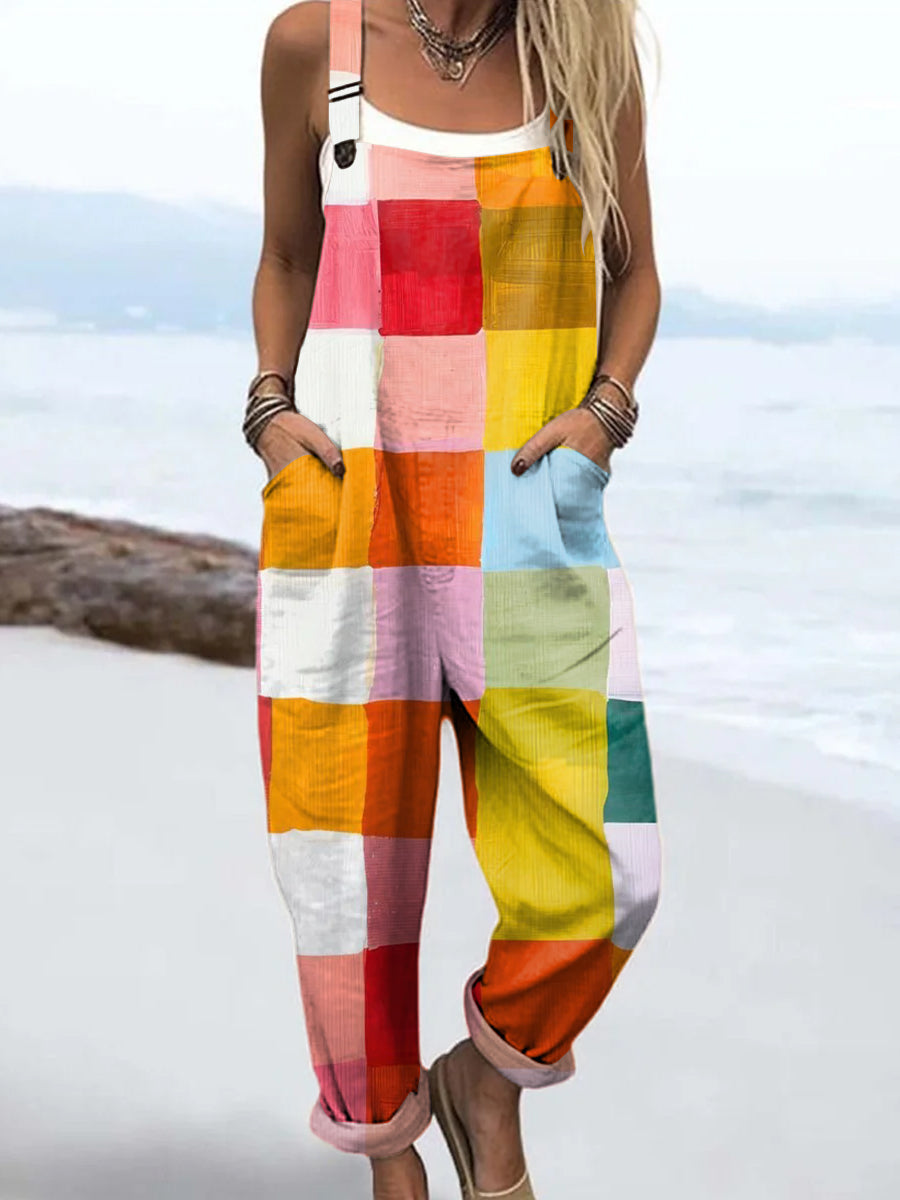 Olivia Patchwork Jumpsuit