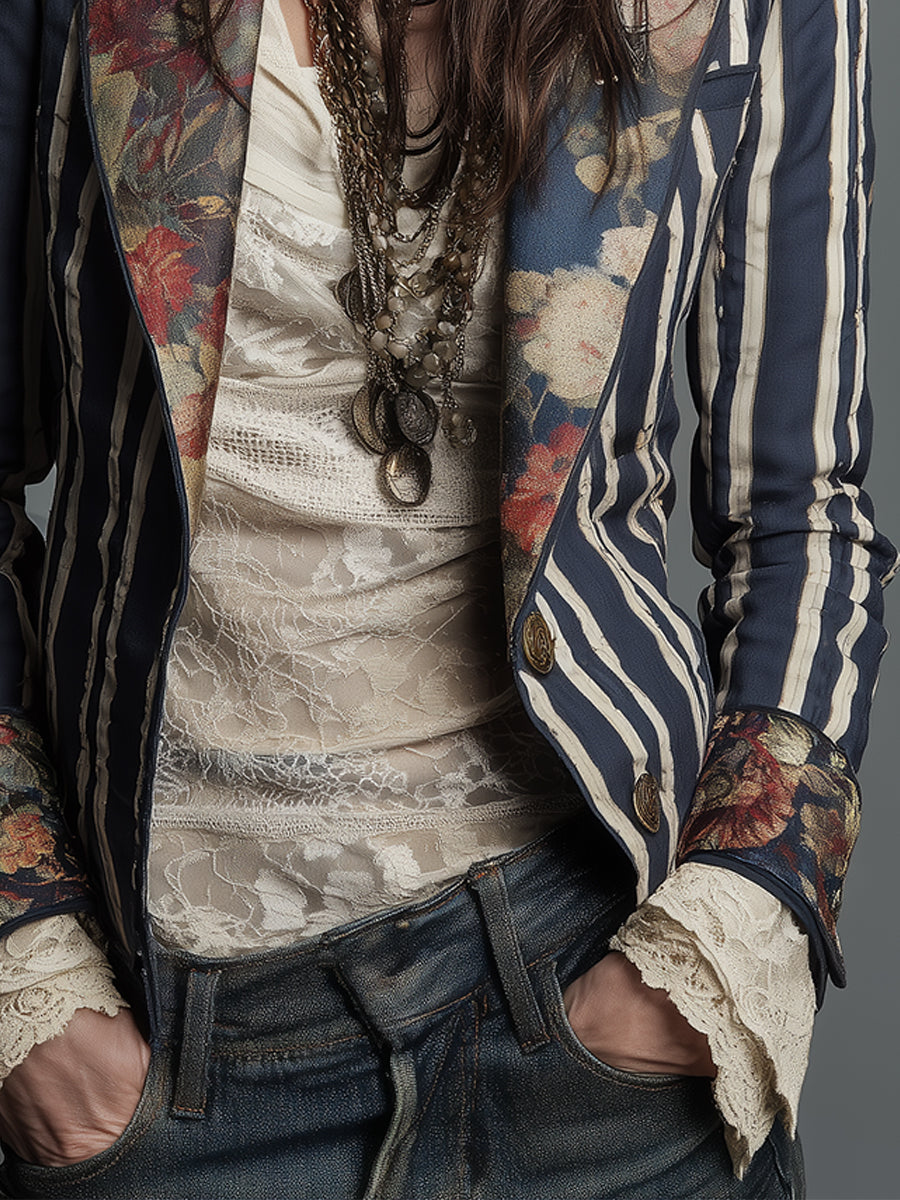 Floral Blazer