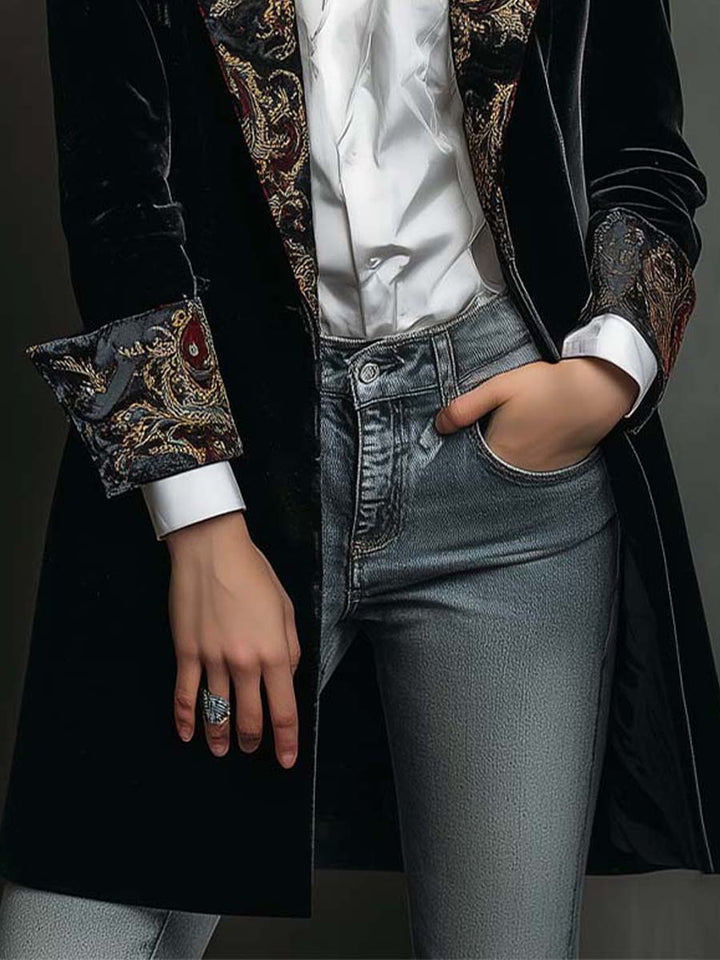 Black Velvet Blazer
