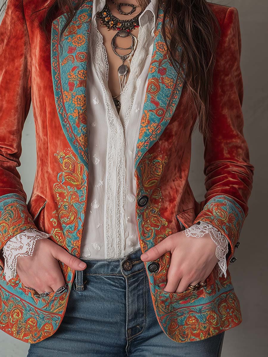 Velvet Blazer