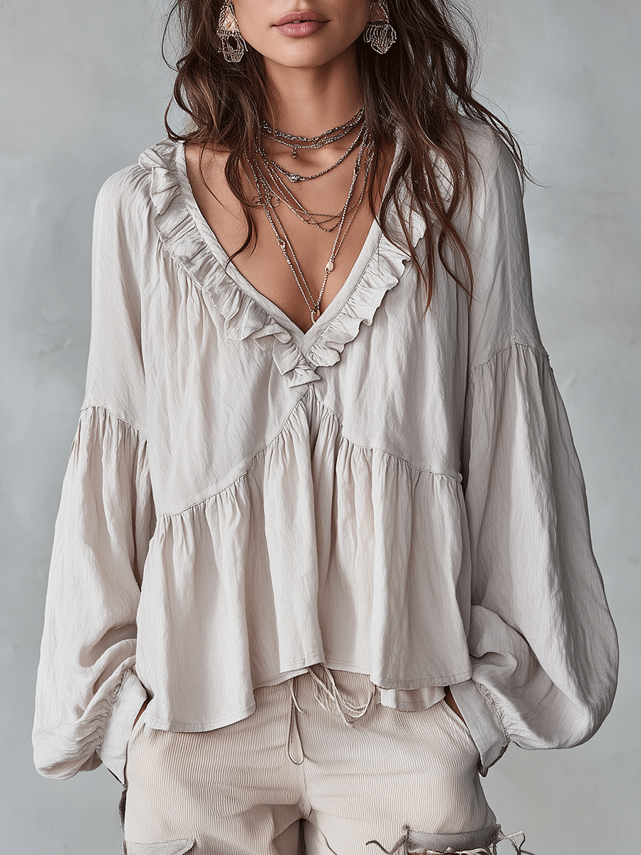 Ruffle Blouse
