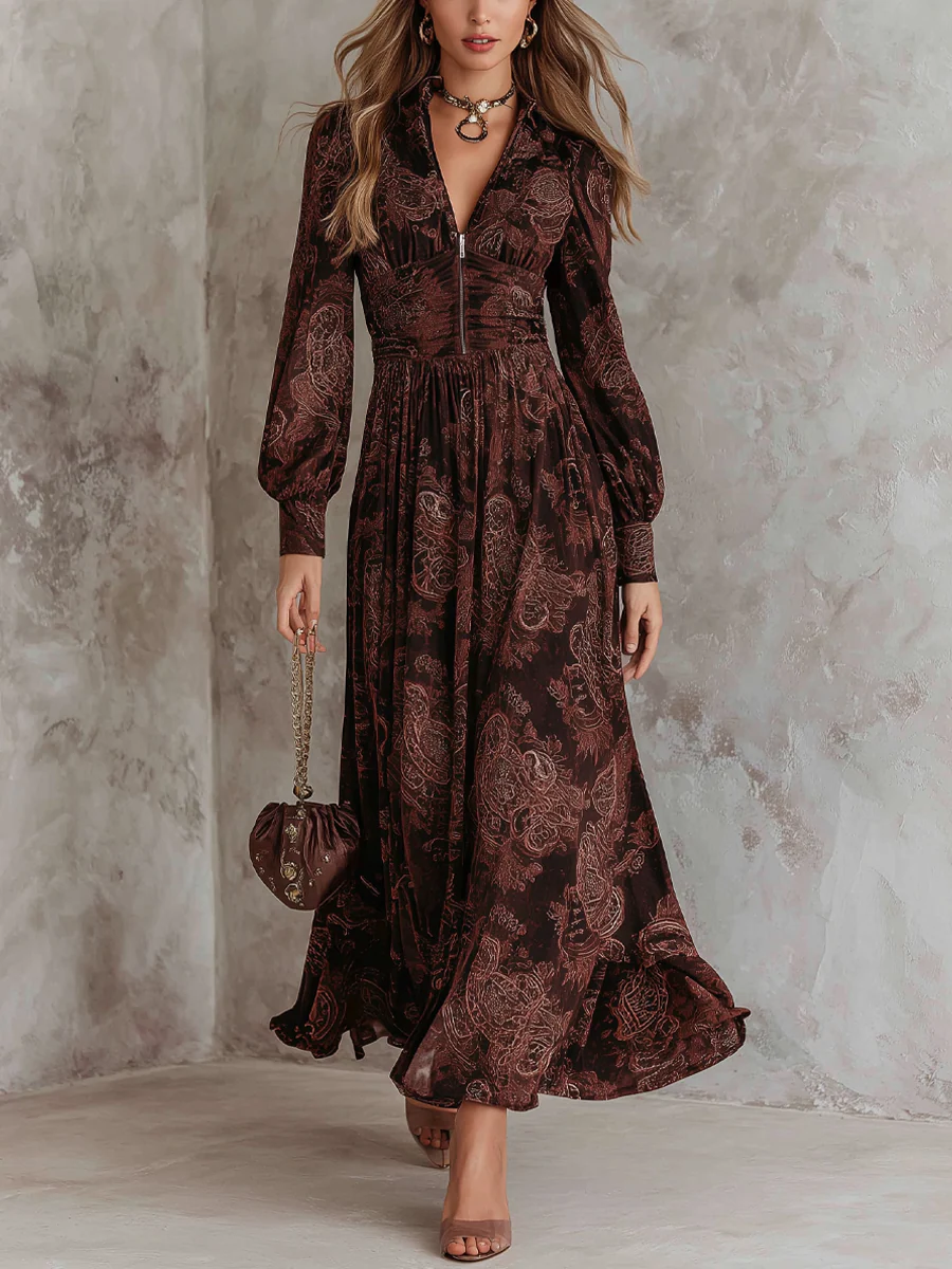 Amelia Paisley Dress