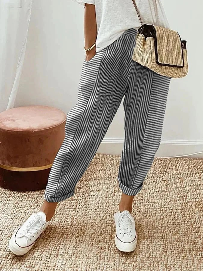 Rylie Striped Trousers