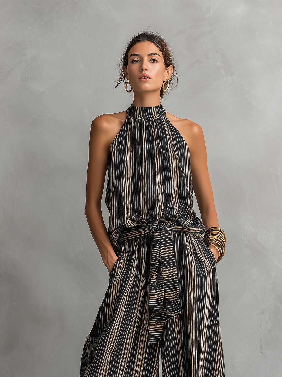 Striped Top Set