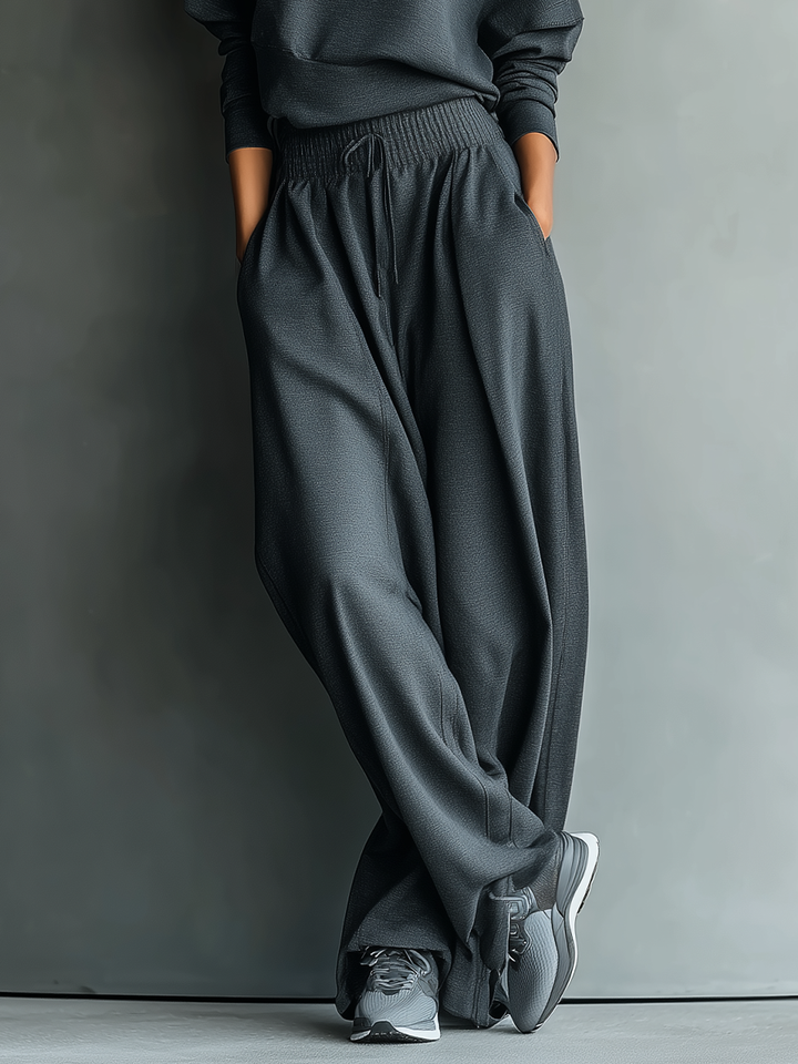 Charcoal Knit Set