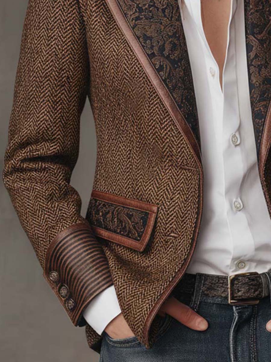 Herringbone Blazer