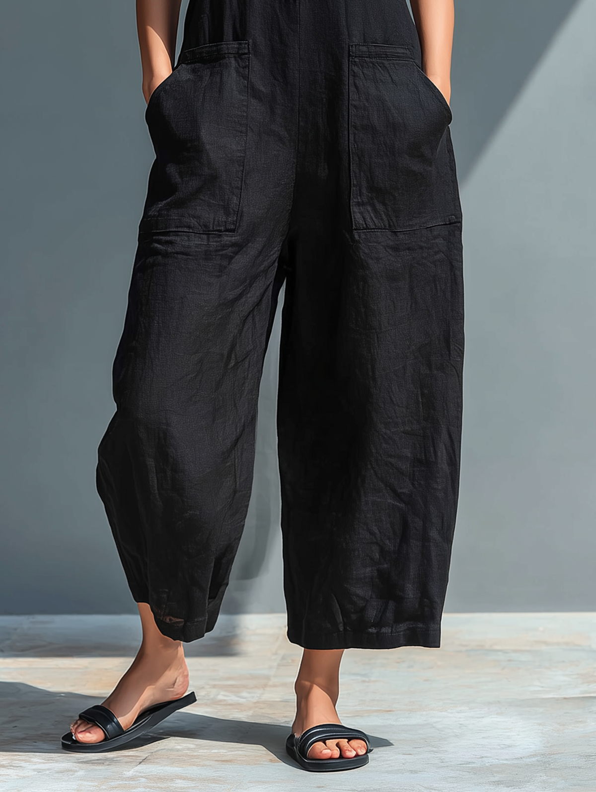 Linen Blend Jumpsuit