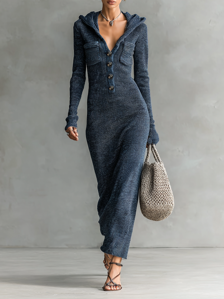 Hooded Maxi Dress