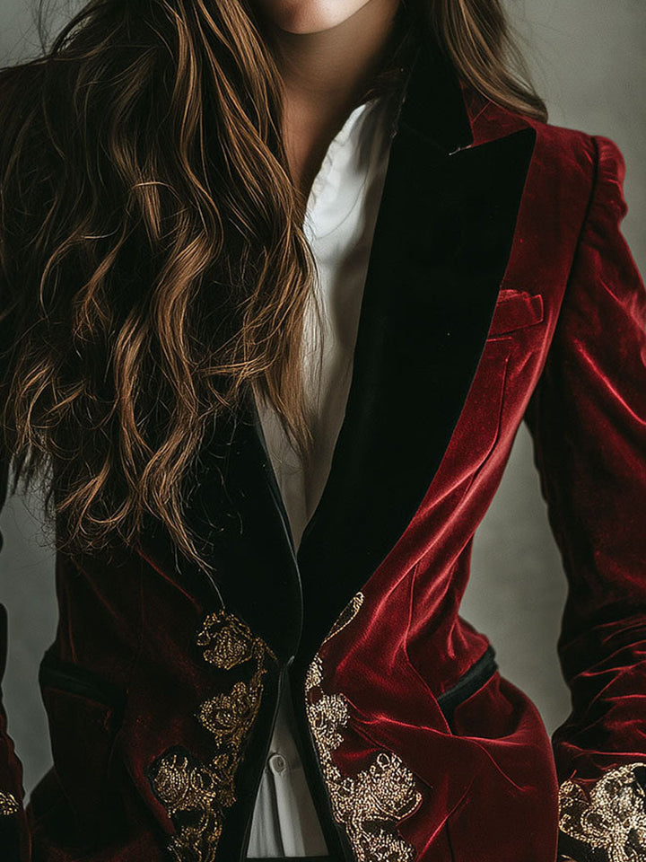 Black Velvet Blazer