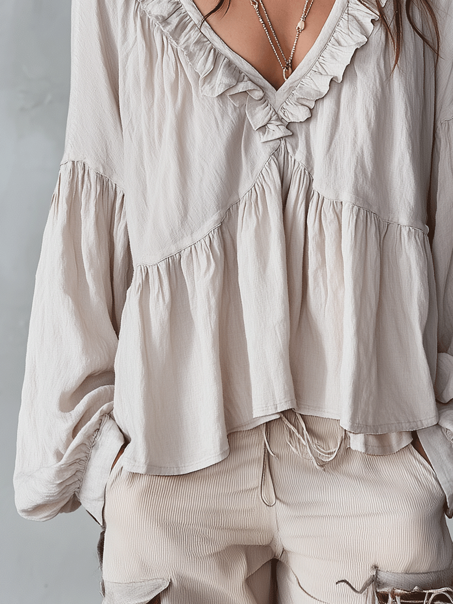 Ruffle Blouse