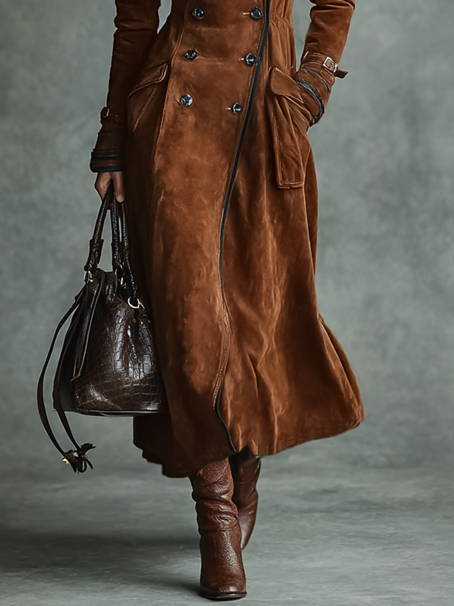 Lapel Long Coat