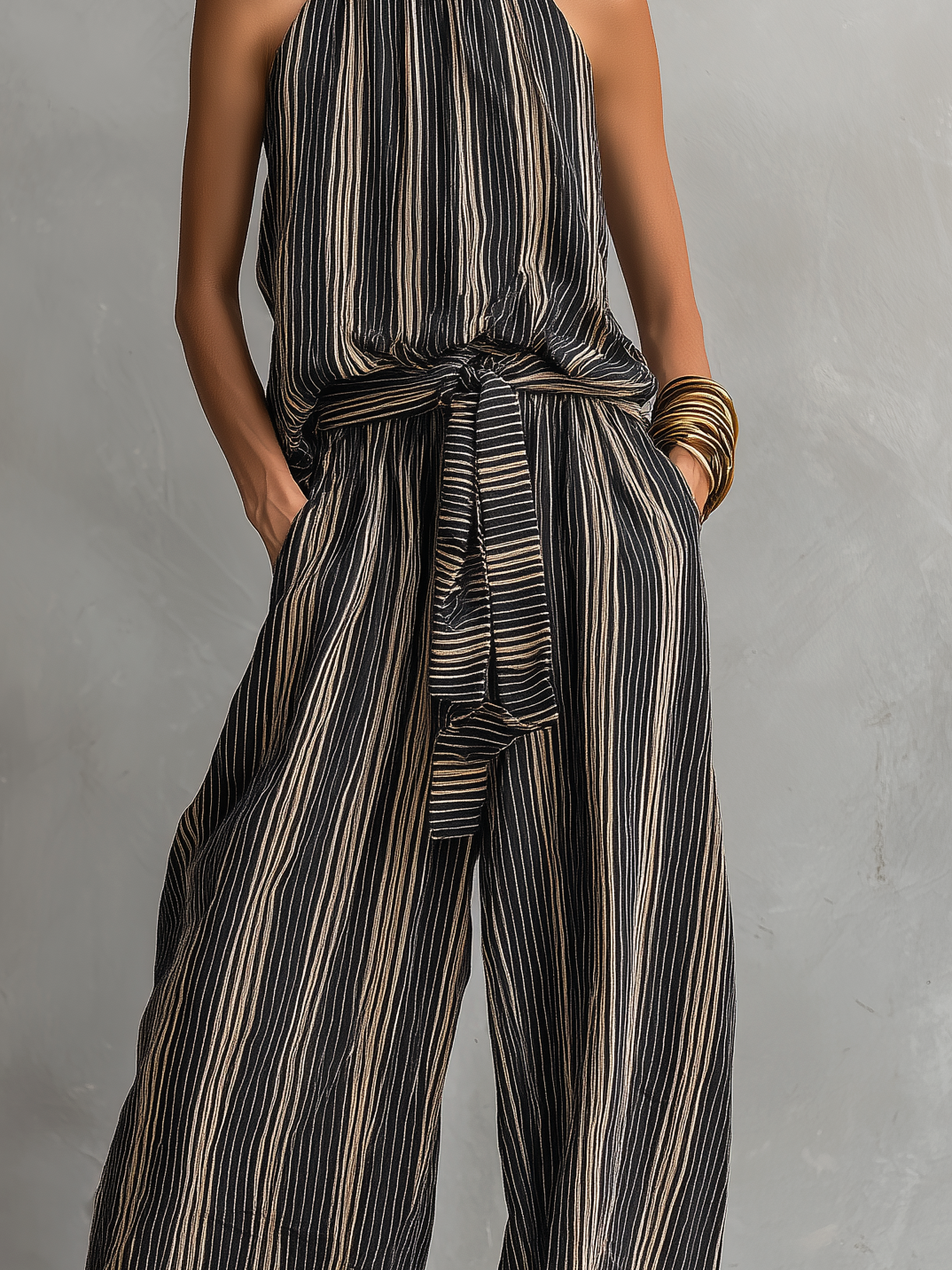 Striped Top Set