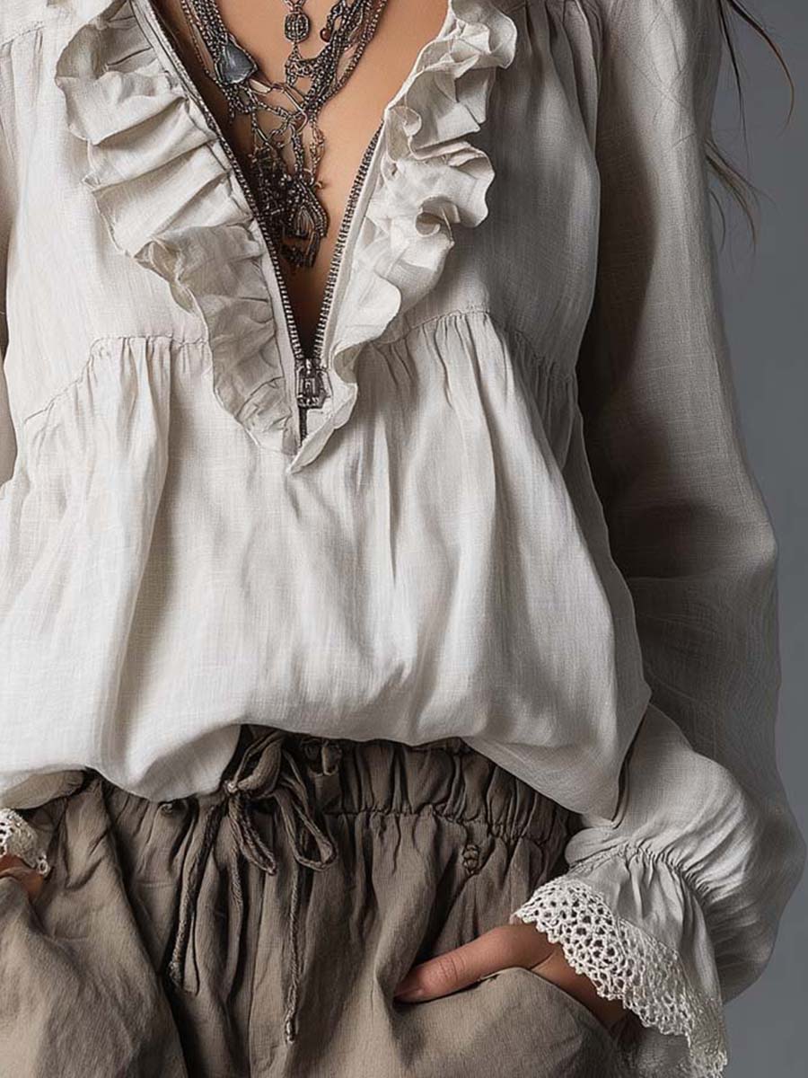 Ruffled Blouse