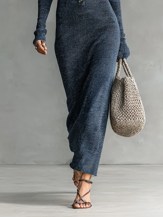 Hooded Maxi Dress