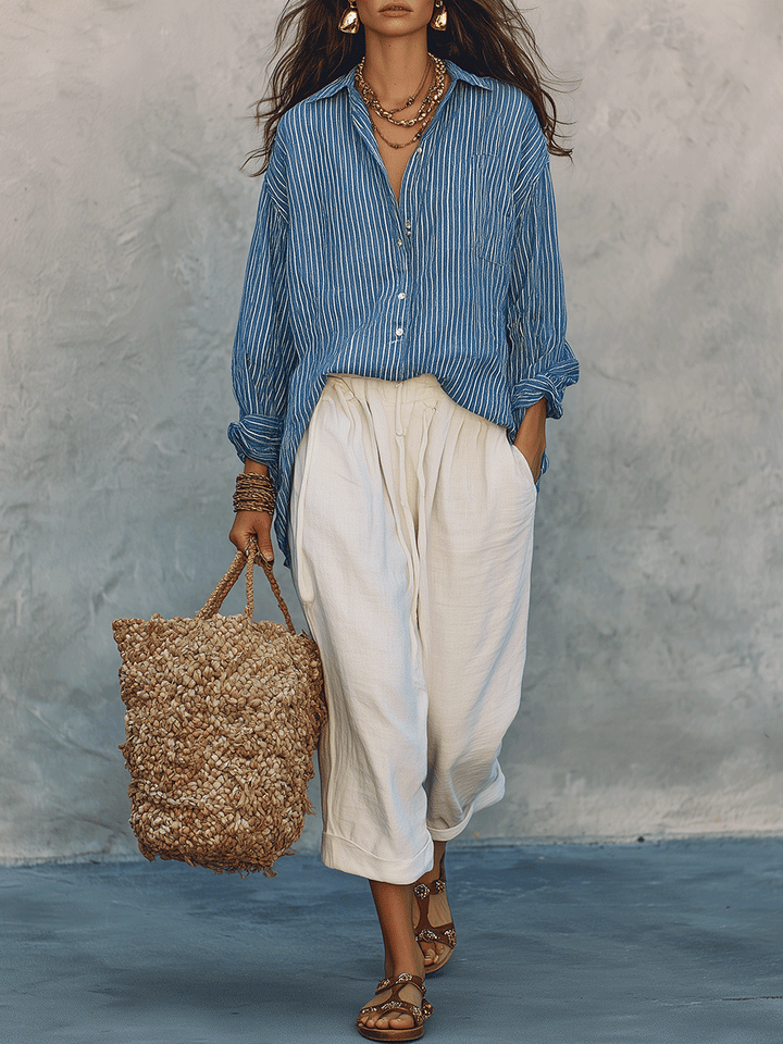 Blue Stripe Shirt