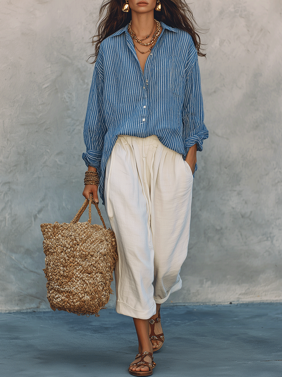Blue Stripe Shirt