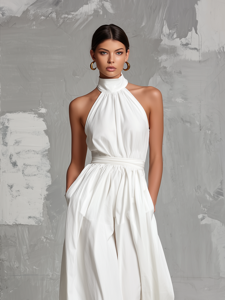Halter Jumpsuit Ava