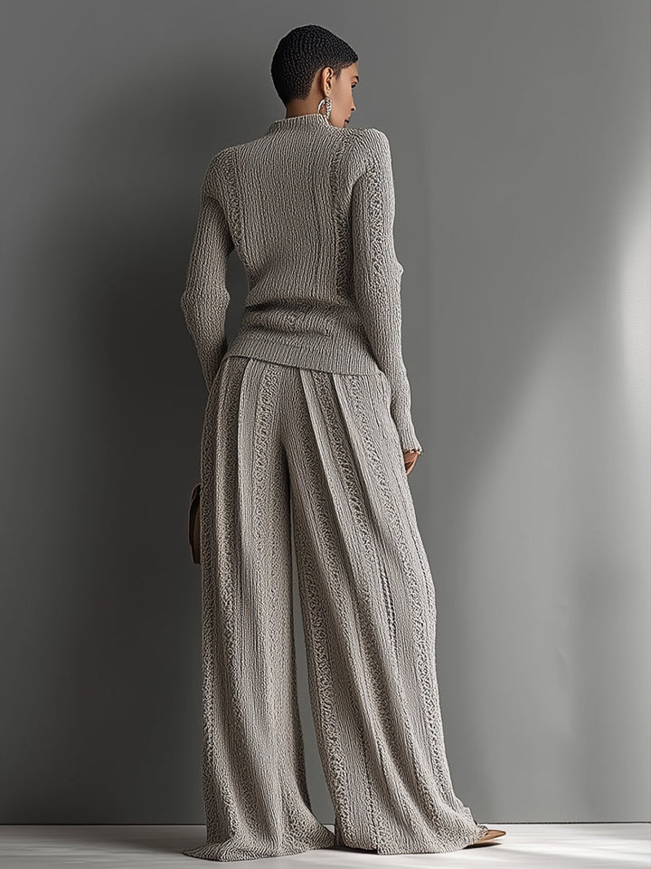 Taupe Knit Set