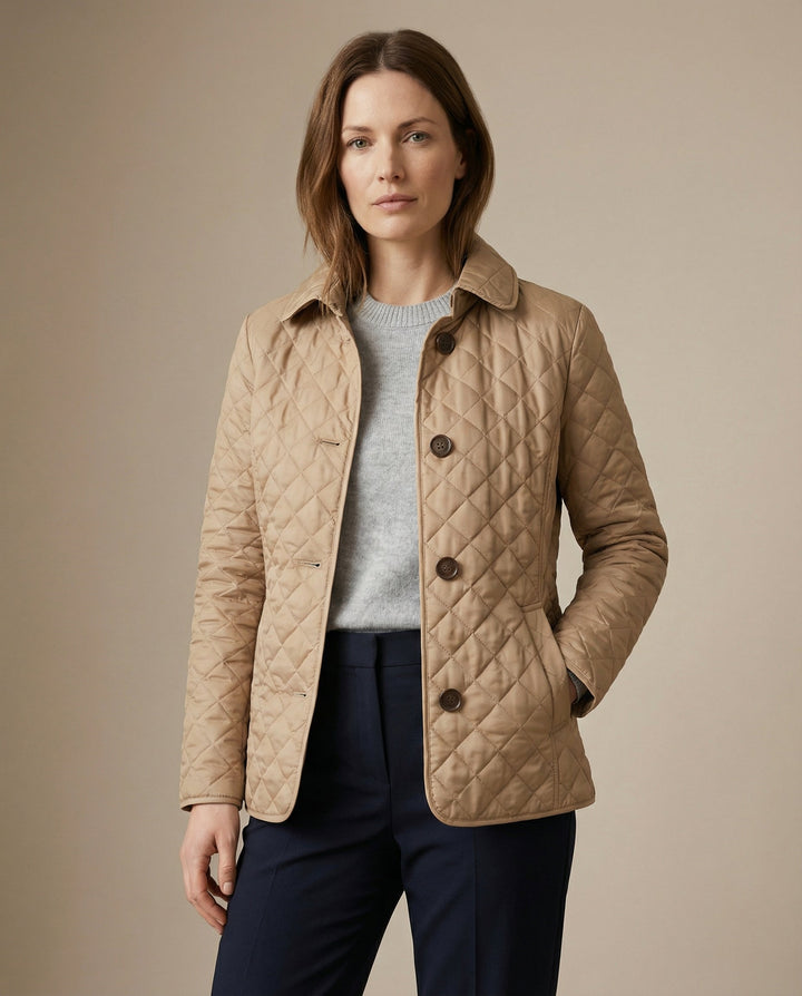 Olive Quilted Jacket