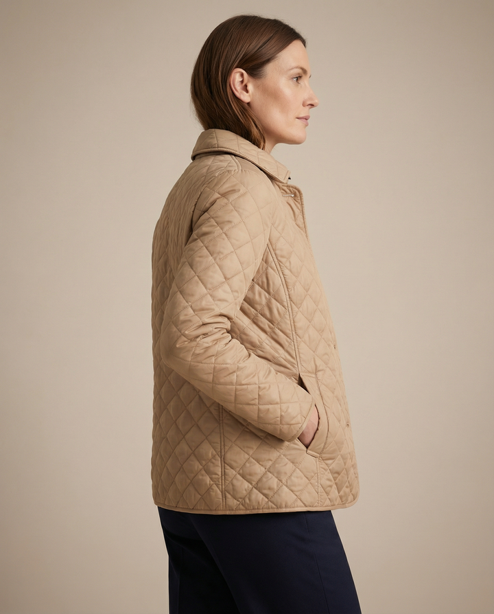 Olive Quilted Jacket