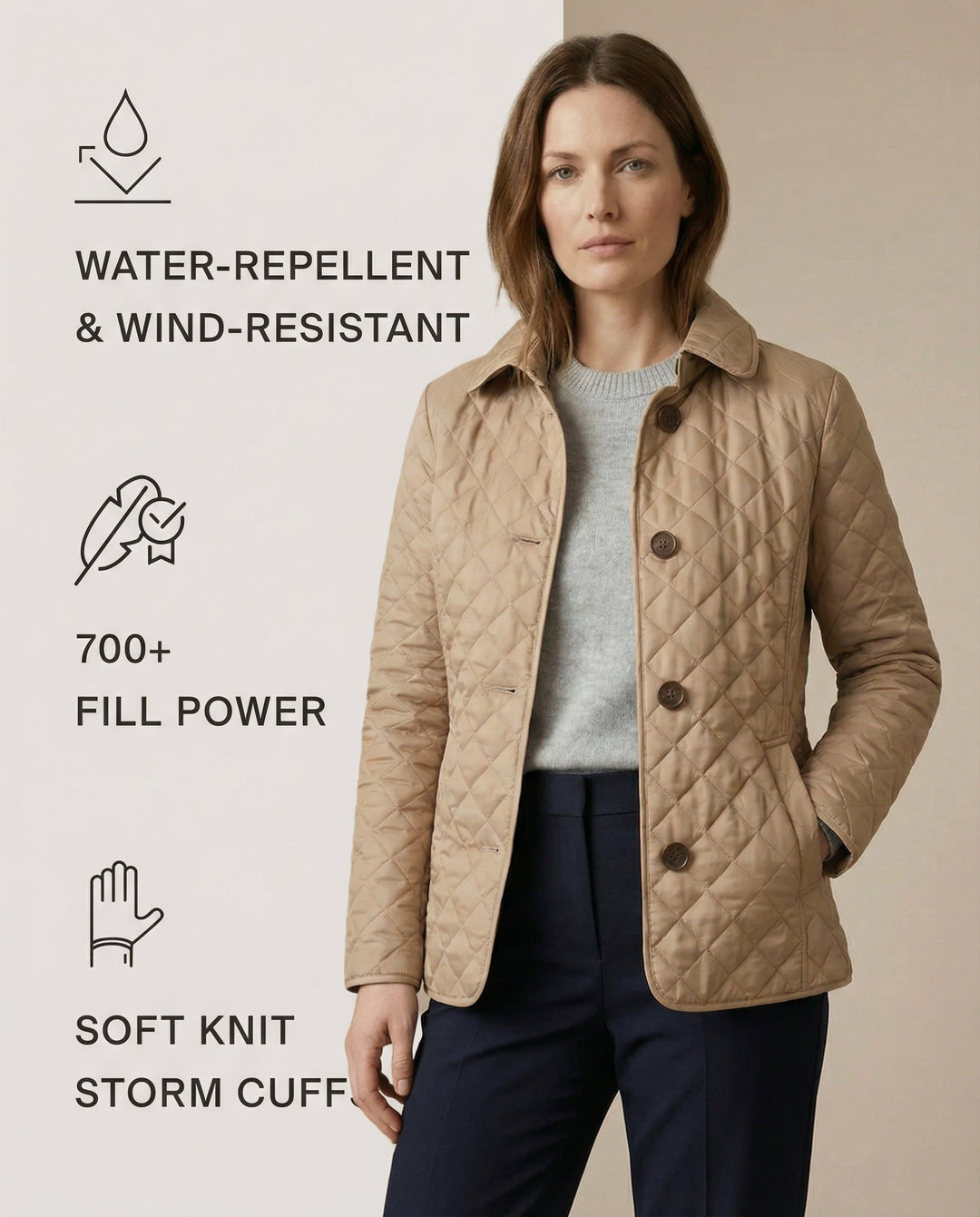 Olive Quilted Jacket