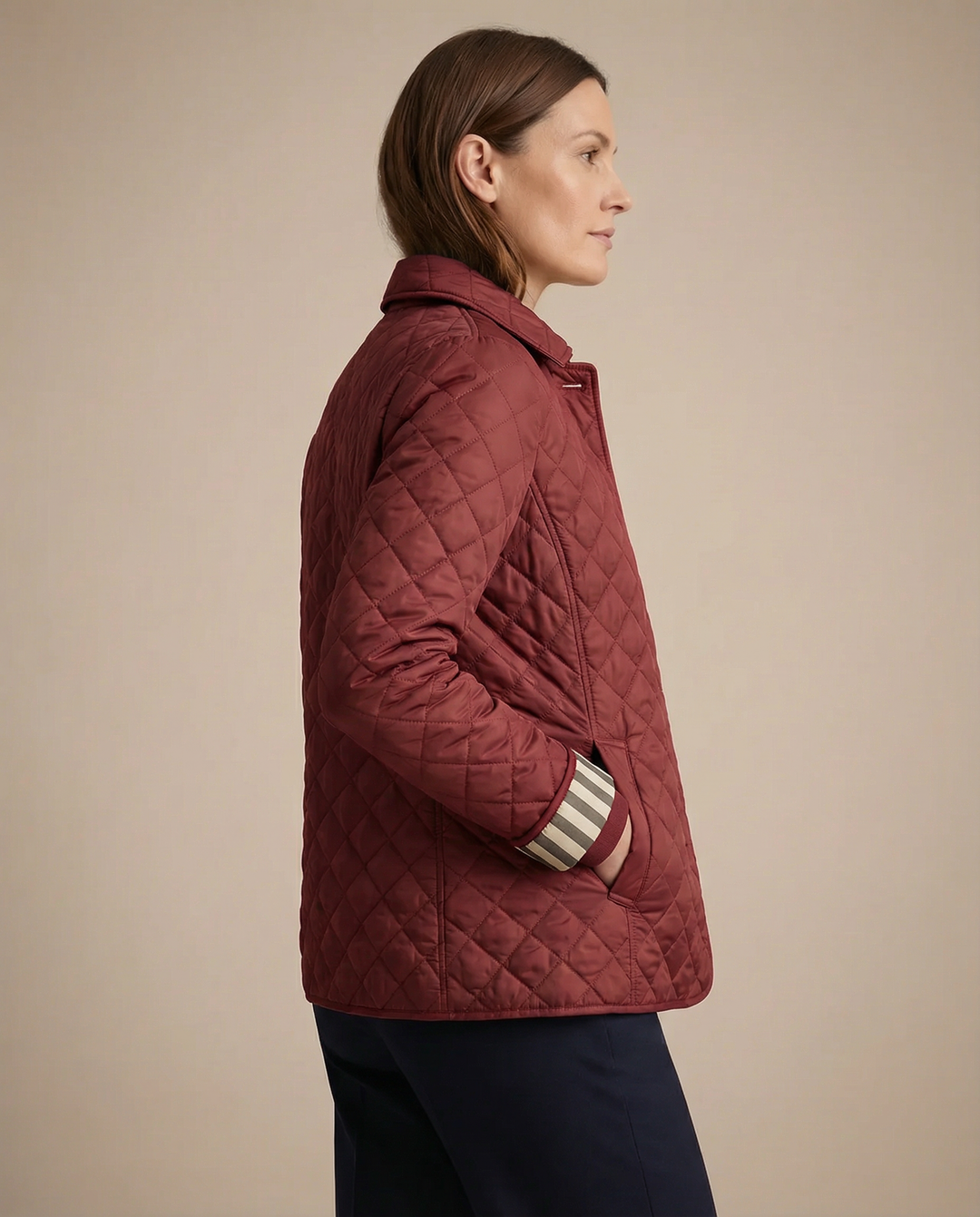 Olive Quilted Jacket