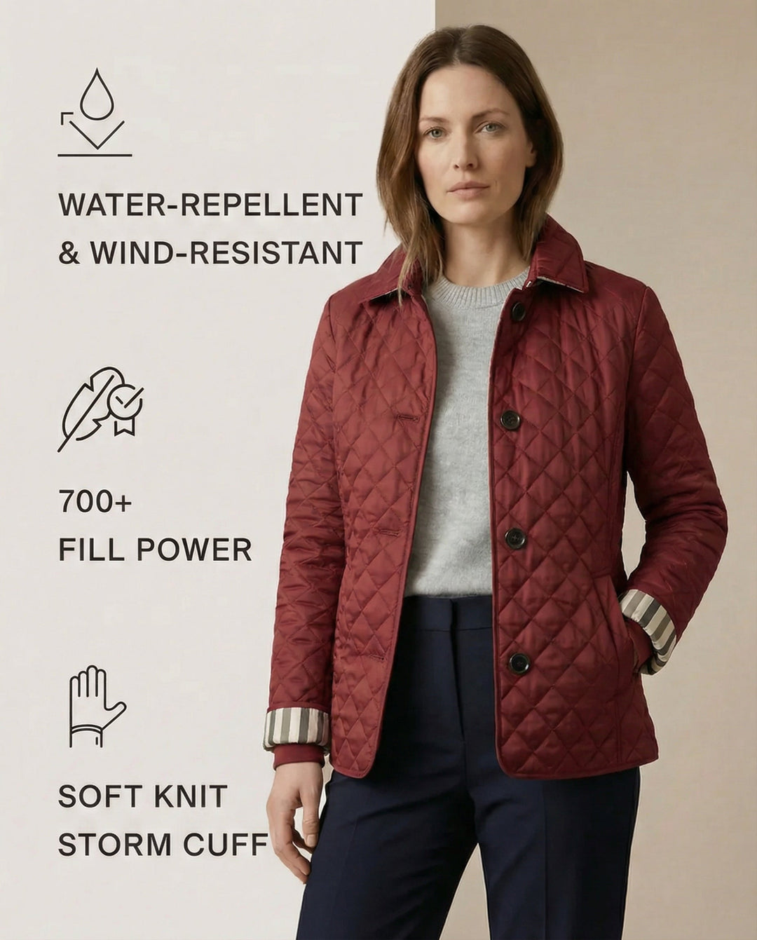 Olive Quilted Jacket