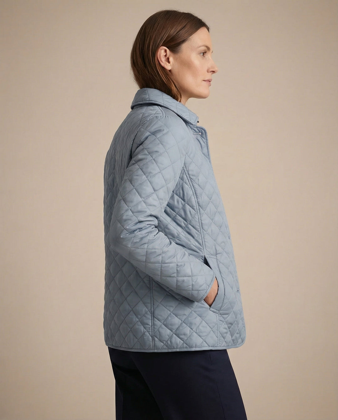 Olive Quilted Jacket