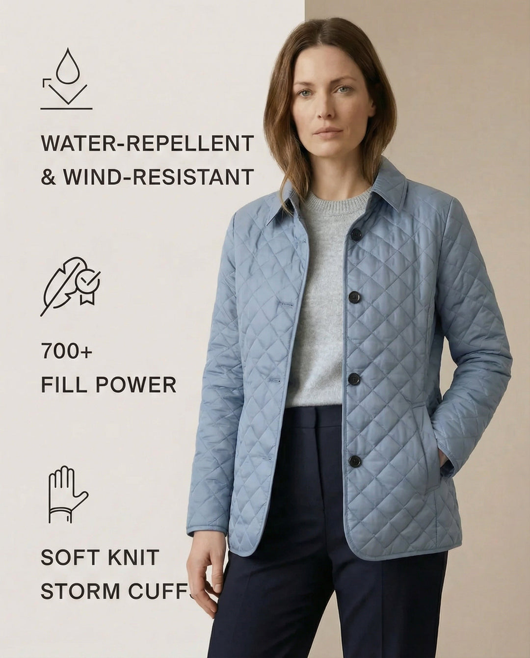 Olive Quilted Jacket