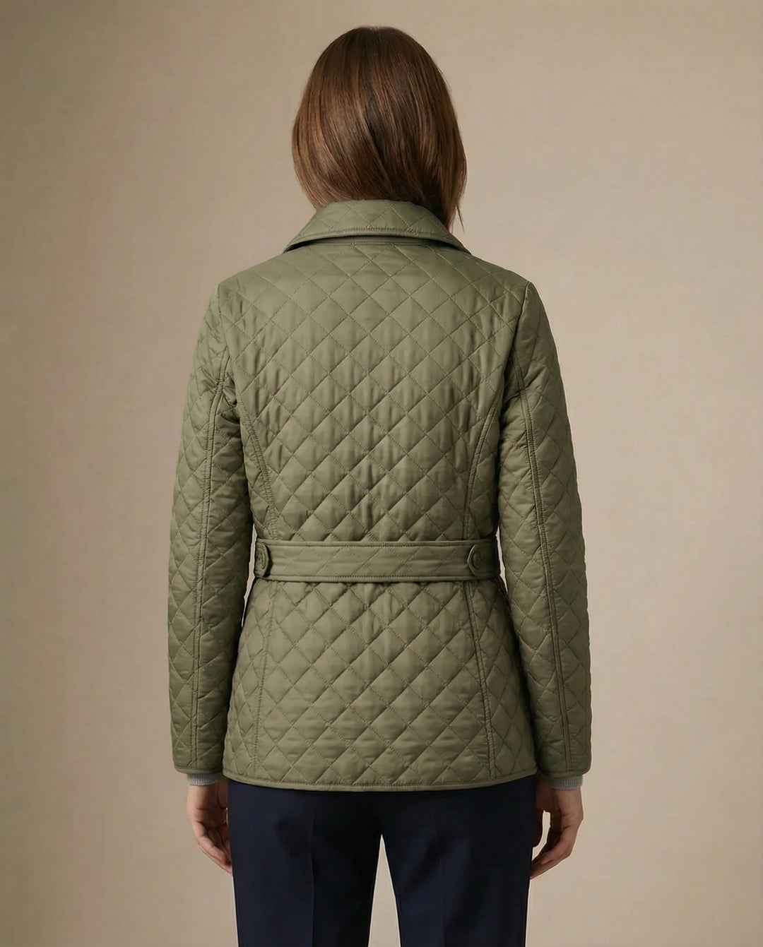 Olive Quilted Jacket