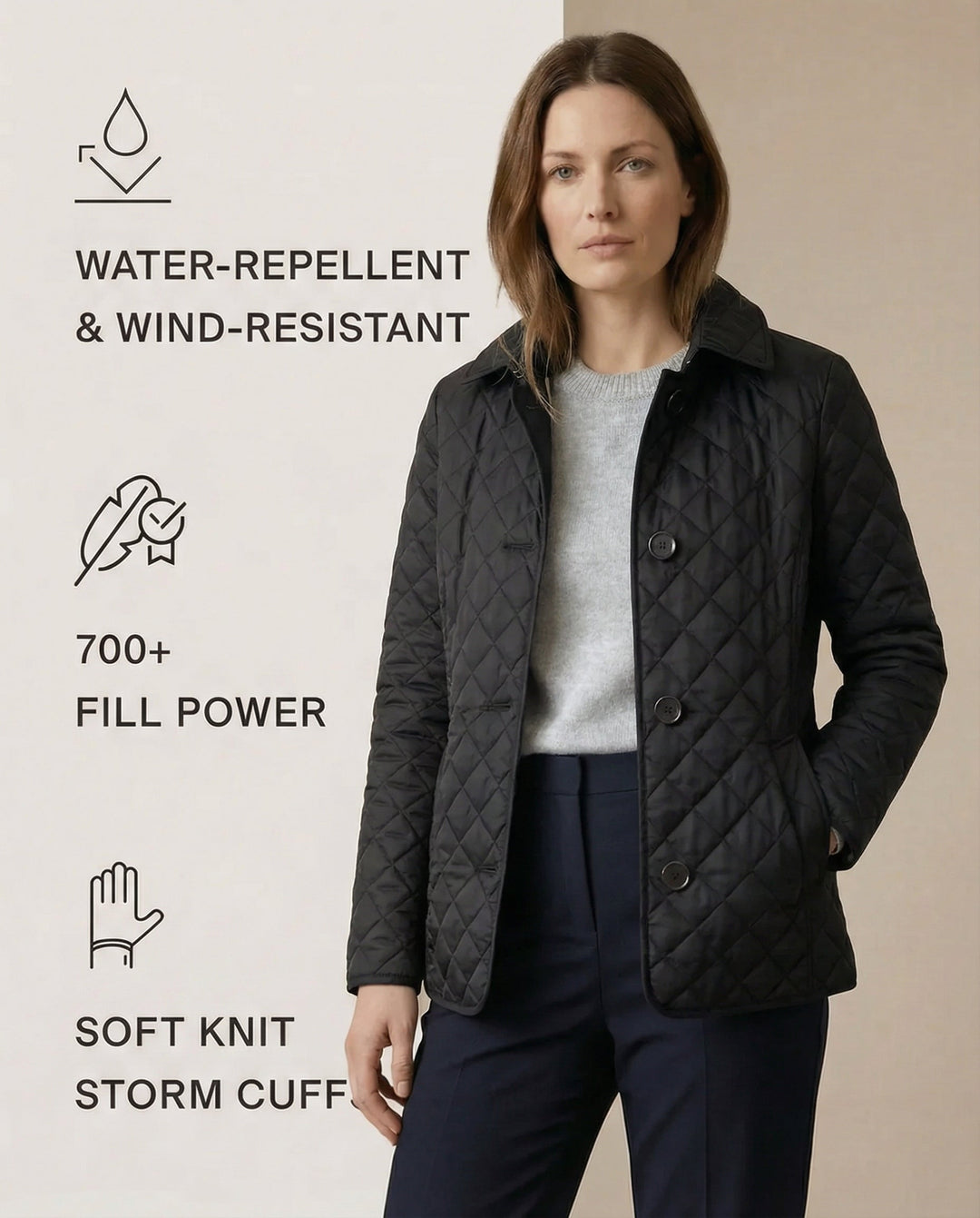 Olive Quilted Jacket