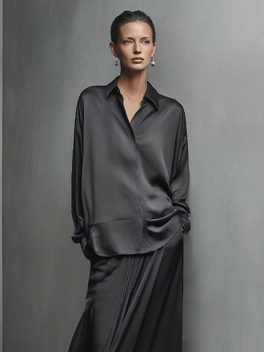 Satin Maxi Set