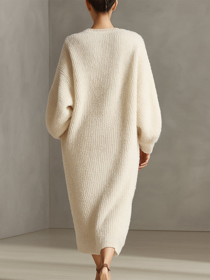Mink Knit Midi Dress