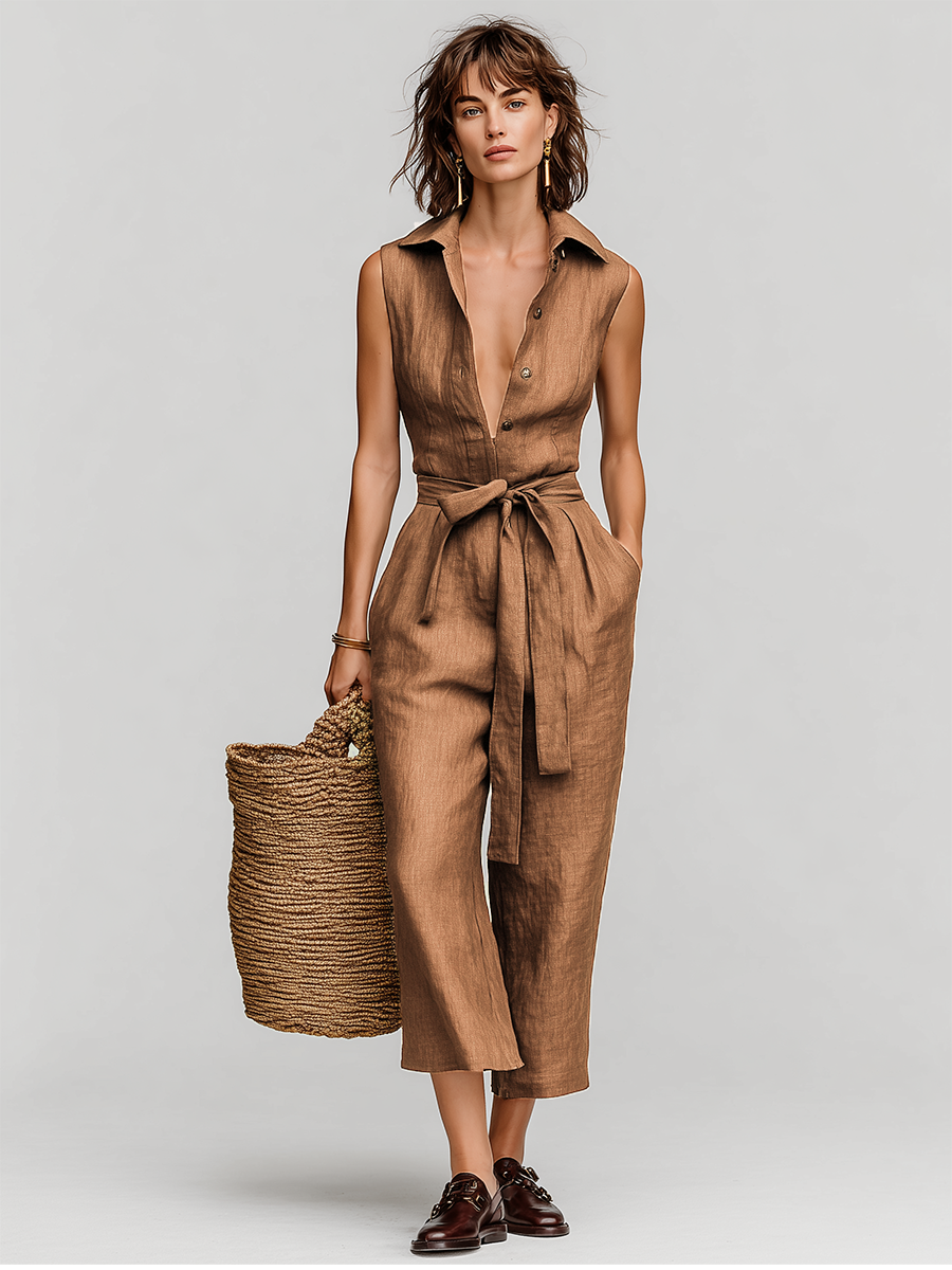 Linen Jumpsuit Ava