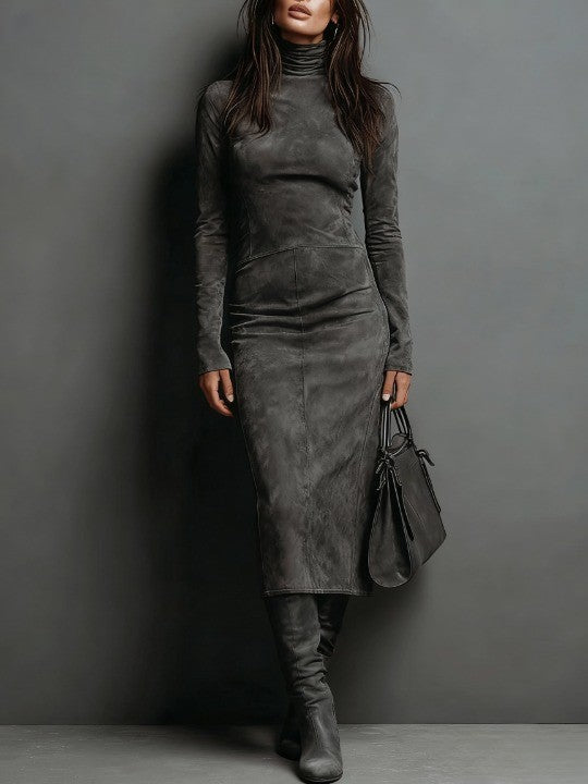 Mildred Suede Dress