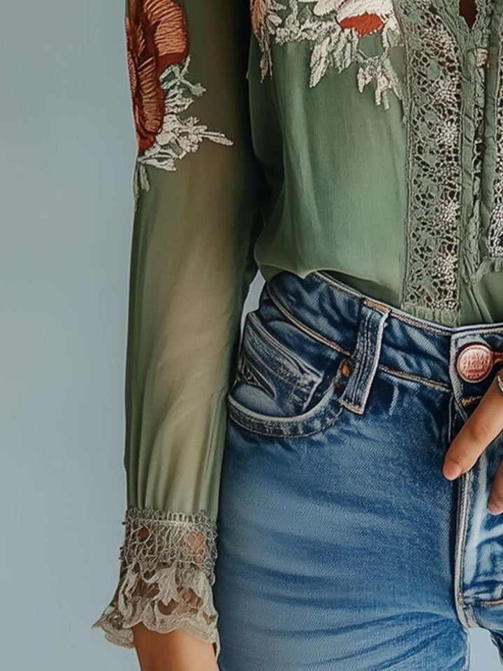 Flora Lace Blouse